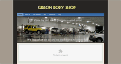 Desktop Screenshot of gibsonbodyshop.com